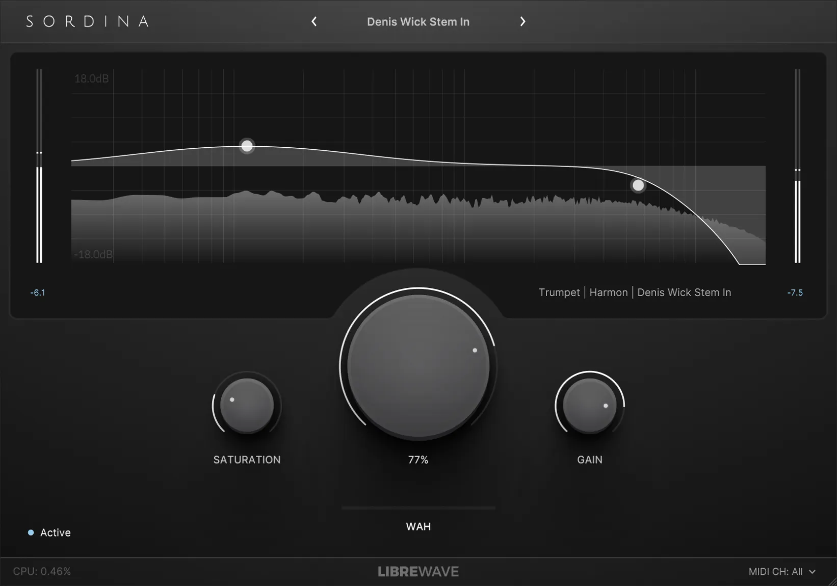 Sordina Interface